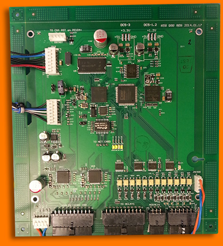 DSP controller for power distribution system